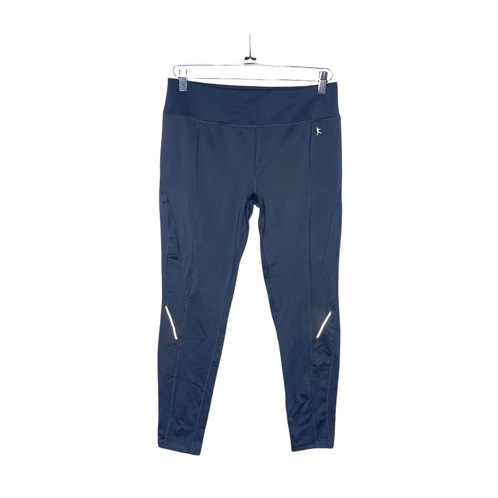 DANSKIN NOW Gray Lined Leggings with Key Pocket M